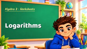 Algebra 2 Logarithms Worksheet (PDF)