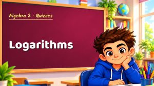 Algebra 2 Logarithms Quiz: 10 Questions with Explanations