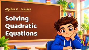 Algebra 2 Solving Quadratic Equations Lesson (Free PDF)