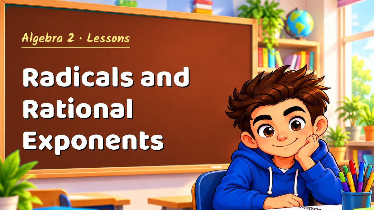 Algebra 2 math lesson: Radicals and Rational Exponents – Maths PDF