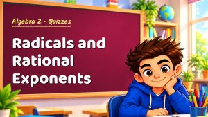Algebra 2 Radicals and Rational Exponents Quiz: 10 Questions with Explanations