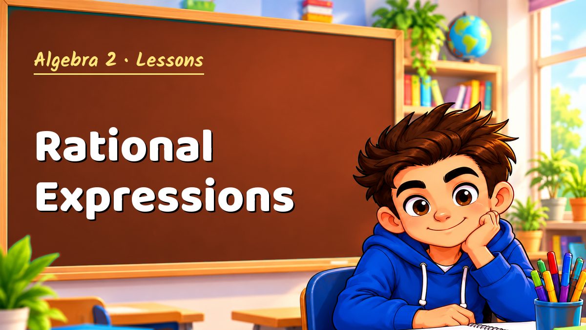 Algebra 2 math lesson: Rational Expressions – Maths PDF