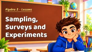 Algebra 2 Sampling, Surveys and Experiments Lesson (Free PDF)