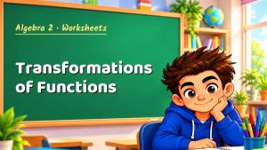Algebra 2 Transformations of Functions Worksheet (PDF)