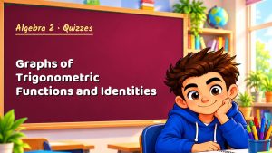 Algebra 2 Graphs of Trigonometric Functions and Identities Quiz: 10 Questions with Explanations