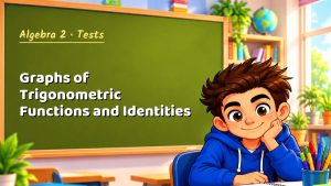 Algebra 2 Graphs of Trigonometric Functions and Identities Test with Point Values (PDF)