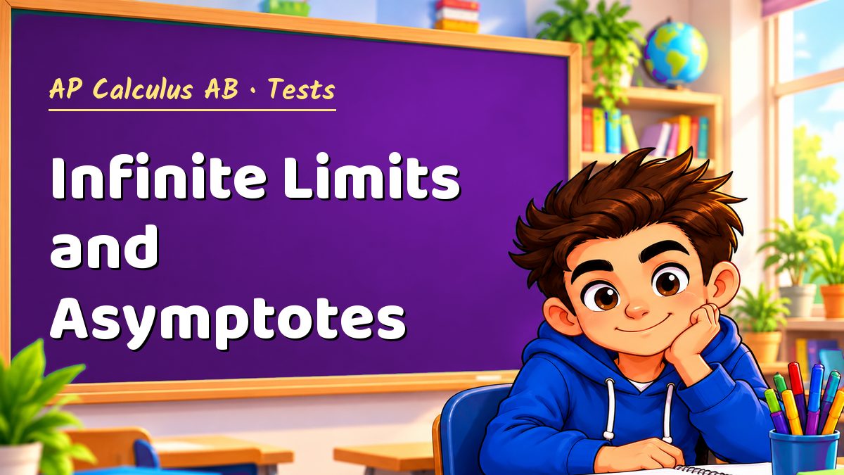 AP Calculus AB math test: Infinite Limits and Asymptotes – Maths PDF