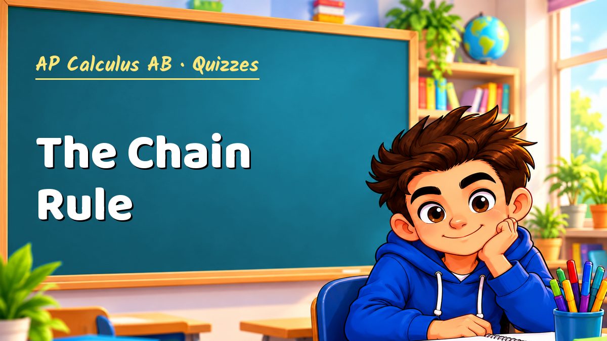 AP Calculus AB math quiz: The Chain Rule – Maths PDF