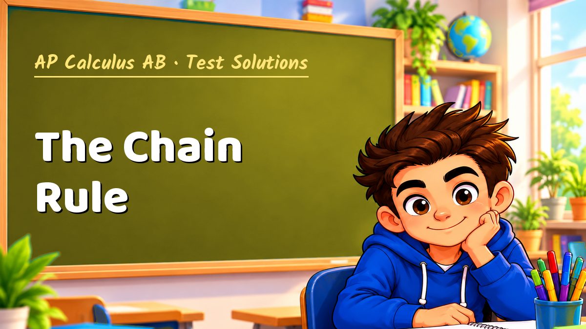 AP Calculus AB math test solutions: The Chain Rule – Maths PDF