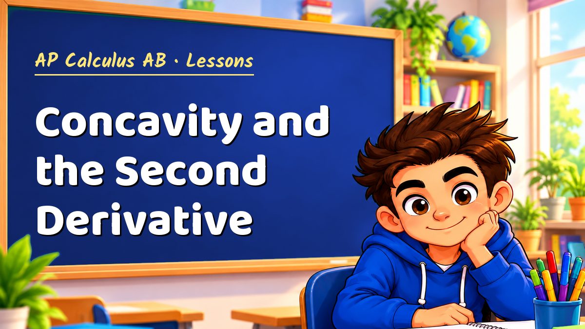 AP Calculus AB math lesson: Concavity and the Second Derivative – Maths PDF