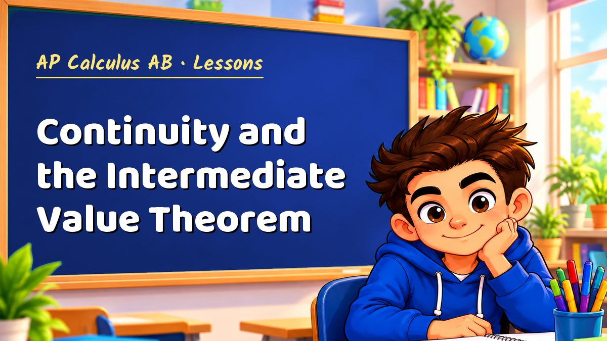 AP Calculus AB math lesson: Continuity and the Intermediate Value Theorem – Maths PDF