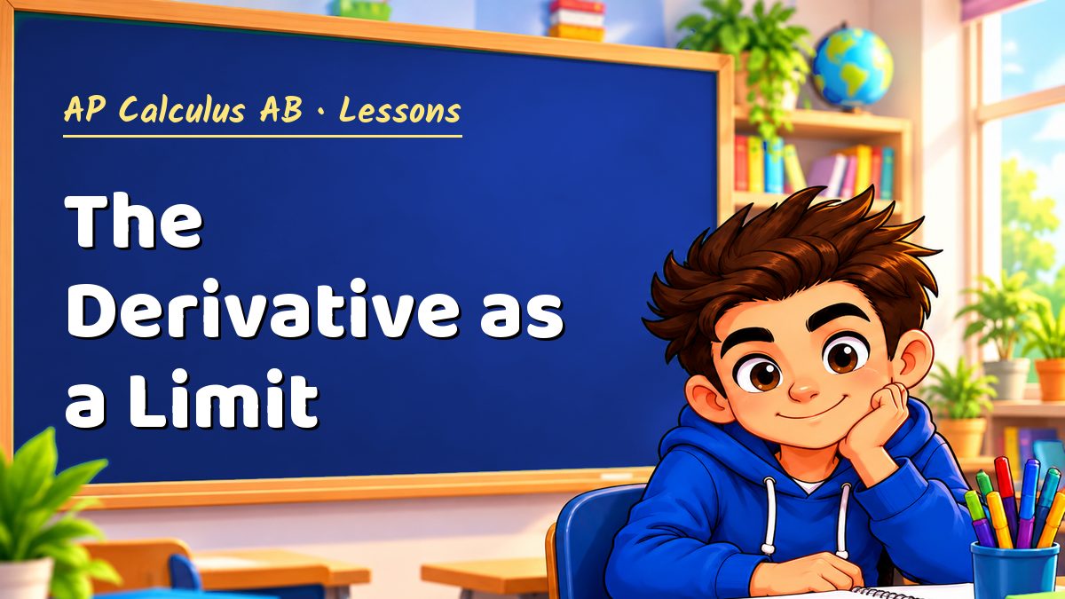 AP Calculus AB math lesson: The Derivative as a Limit – Maths PDF