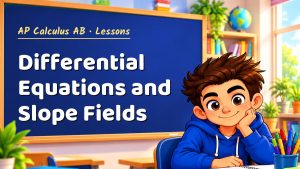 AP Calculus AB Differential Equations and Slope Fields Lesson (Free PDF)