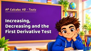 AP Calculus AB Increasing, Decreasing and the First Derivative Test Test with Point Values (PDF)