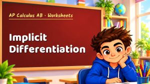 AP Calculus AB Implicit Differentiation Worksheet (PDF)