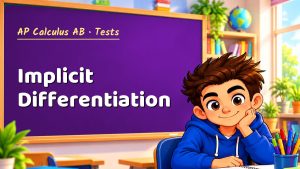 AP Calculus AB Implicit Differentiation Test with Point Values (PDF)