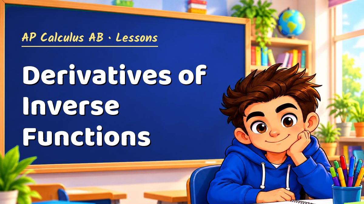 AP Calculus AB math lesson: Derivatives of Inverse Functions – Maths PDF