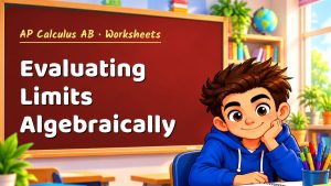 AP Calculus AB Evaluating Limits Algebraically Worksheet (PDF)