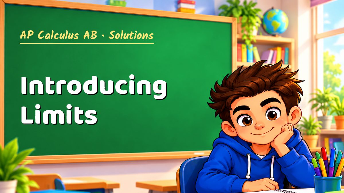 AP Calculus AB math worksheet solutions: Introducing Limits – Maths PDF