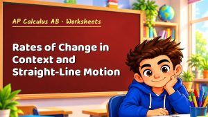 AP Calculus AB Rates of Change in Context and Straight-Line Motion Worksheet (PDF)