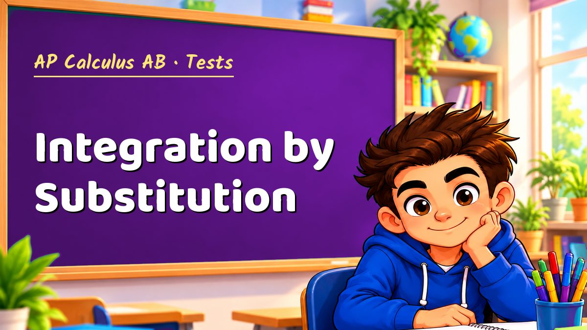 AP Calculus AB math test: Integration by Substitution – Maths PDF