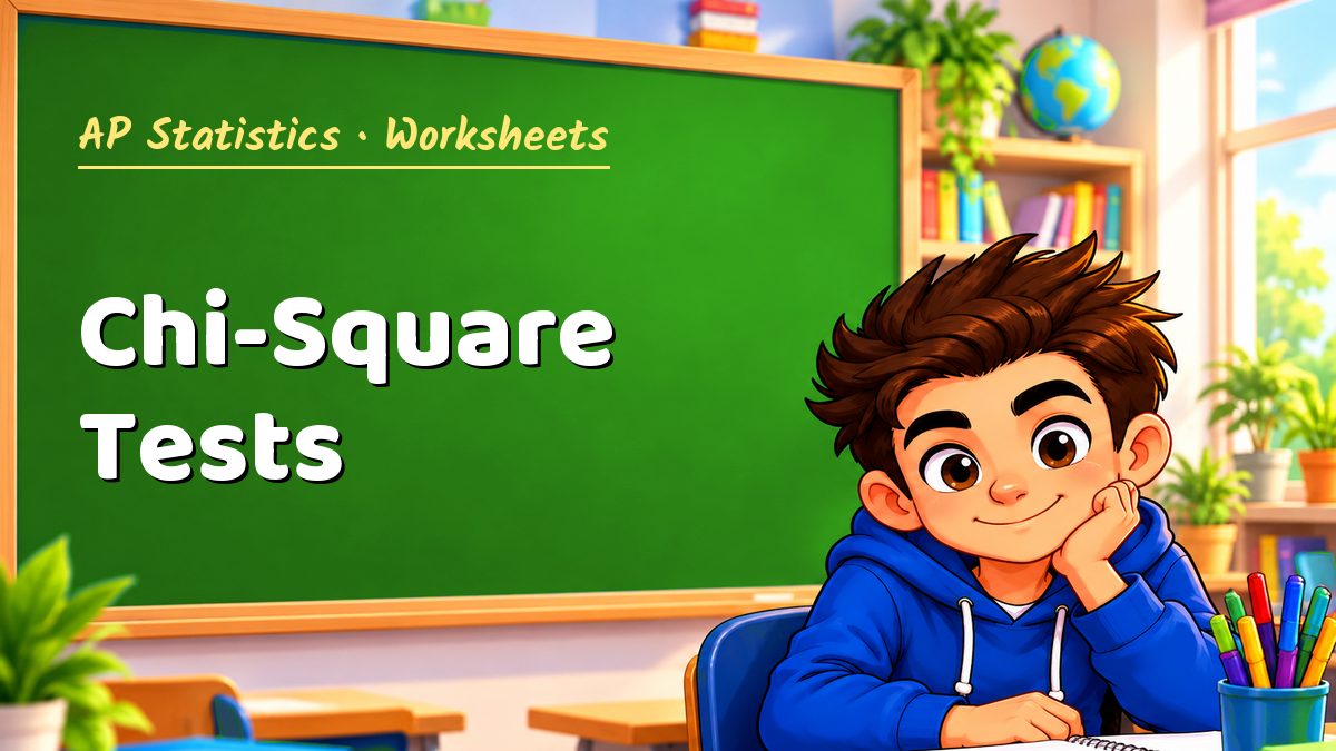 AP Statistics math worksheet: Chi-Square Tests – Maths PDF