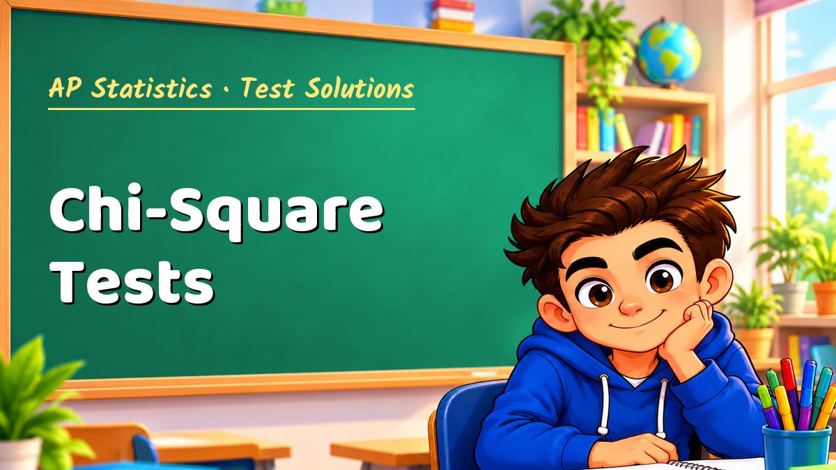 AP Statistics math test solutions: Chi-Square Tests – Maths PDF