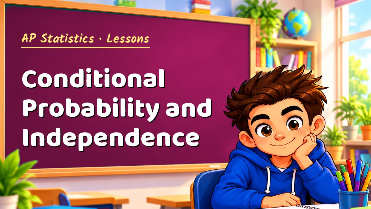 AP Statistics math lesson: Conditional Probability and Independence – Maths PDF