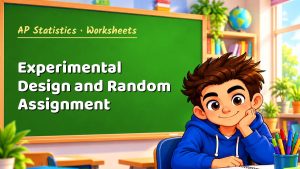 AP Statistics Experimental Design and Random Assignment Worksheet (PDF)