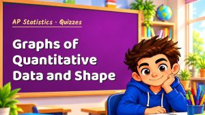 AP Statistics Graphs of Quantitative Data and Shape Quiz: 10 Questions with Explanations