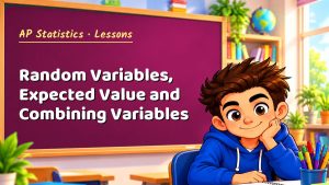 AP Statistics Random Variables, Expected Value and Combining Variables Lesson (Free PDF)