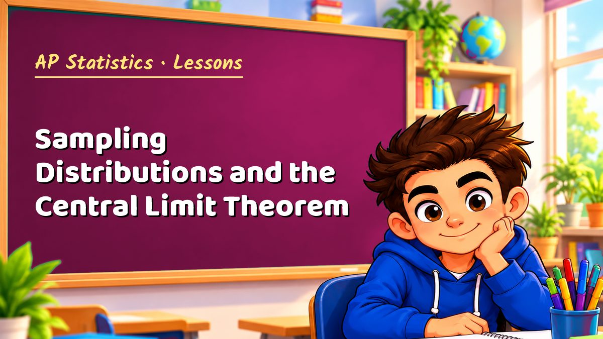 AP Statistics math lesson: Sampling Distributions and the Central Limit Theorem – Maths PDF