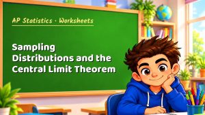 AP Statistics Sampling Distributions and the Central Limit Theorem Worksheet (PDF)