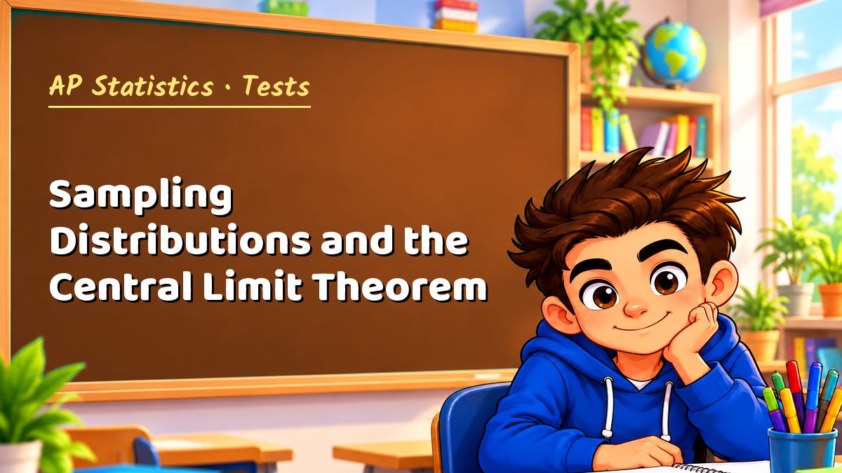 AP Statistics math test: Sampling Distributions and the Central Limit Theorem – Maths PDF