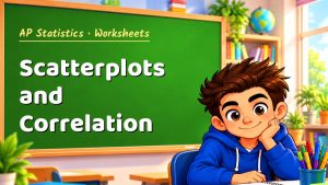 AP Statistics Scatterplots and Correlation Worksheet (PDF)