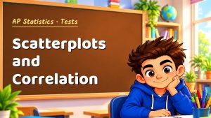 AP Statistics Scatterplots and Correlation Test with Point Values (PDF)