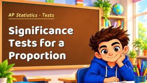 AP Statistics Significance Tests for a Proportion Test with Point Values (PDF)