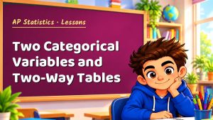 AP Statistics Two Categorical Variables and Two-Way Tables Lesson (Free PDF)