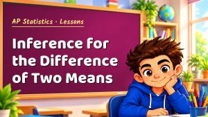 AP Statistics Inference for the Difference of Two Means Lesson (Free PDF)