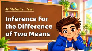 AP Statistics Inference for the Difference of Two Means Test with Point Values (PDF)