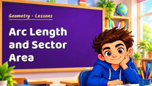 Geometry Arc Length and Sector Area Lesson (Free PDF)