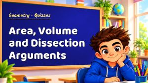 Geometry Area, Volume and Dissection Arguments Quiz: 10 Questions with Explanations