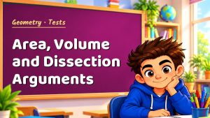 Geometry Area, Volume and Dissection Arguments Test with Point Values (PDF)