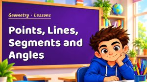 Geometry Points, Lines, Segments and Angles Lesson (Free PDF)