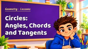 Geometry Circles: Angles, Chords and Tangents Lesson (Free PDF)