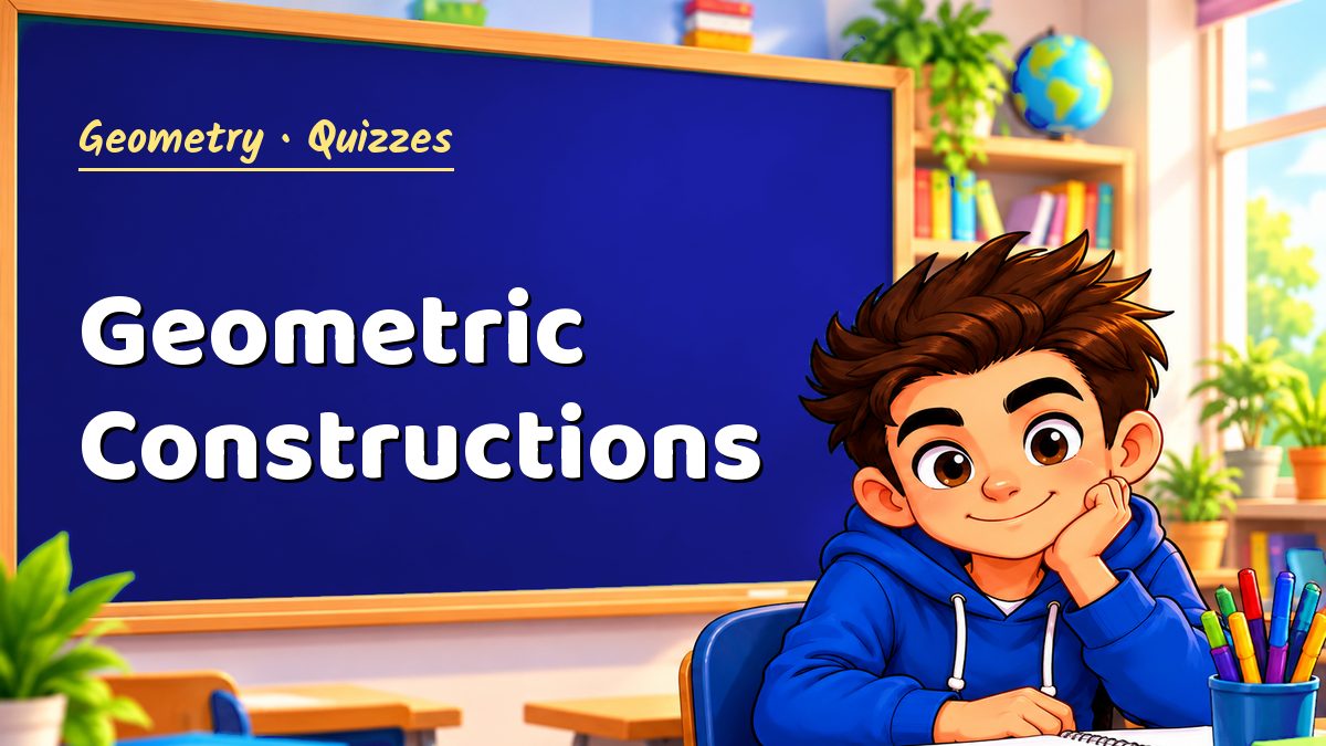 Geometry math quiz: Geometric Constructions – Maths PDF