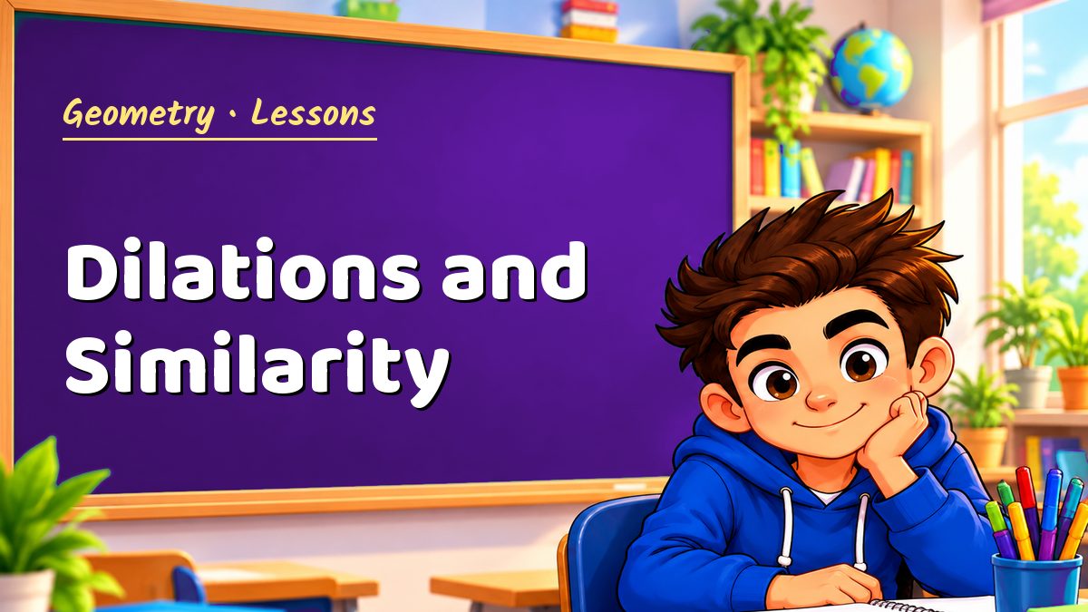 Geometry math lesson: Dilations and Similarity – Maths PDF