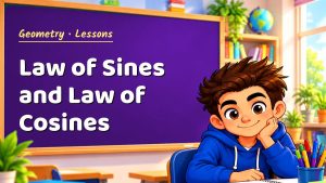 Geometry Law of Sines and Law of Cosines Lesson (Free PDF)