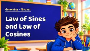 Geometry Law of Sines and Law of Cosines Quiz: 10 Questions with Explanations