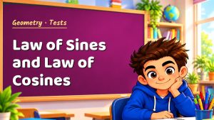 Geometry Law of Sines and Law of Cosines Test with Point Values (PDF)